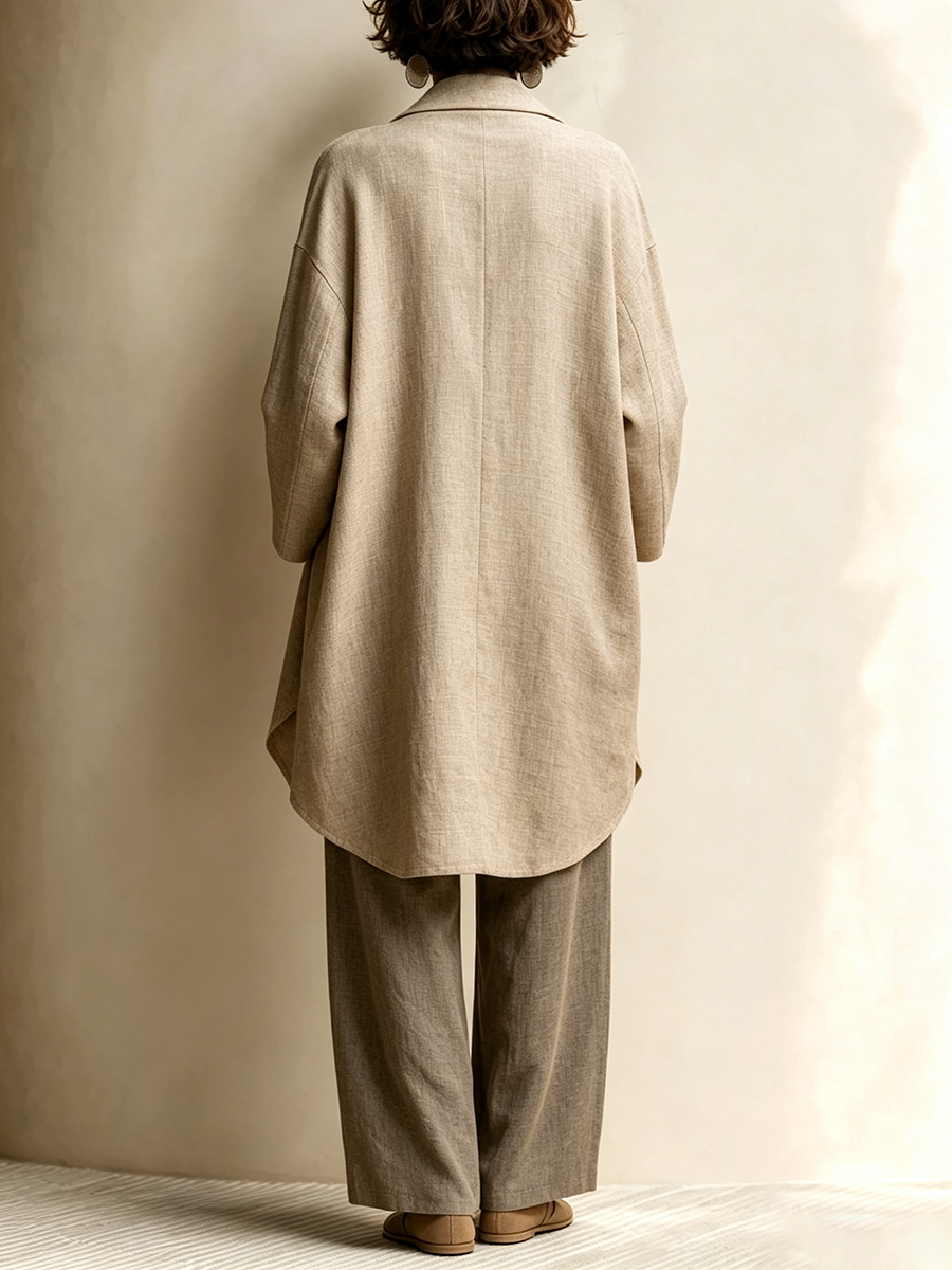 Bohemian Style Casual Cotton And Linen Three-piece Set