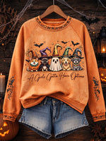 Graphic Sweatshirt For Cute Halloween