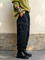 Chic Casual Utility Cargo Trousers