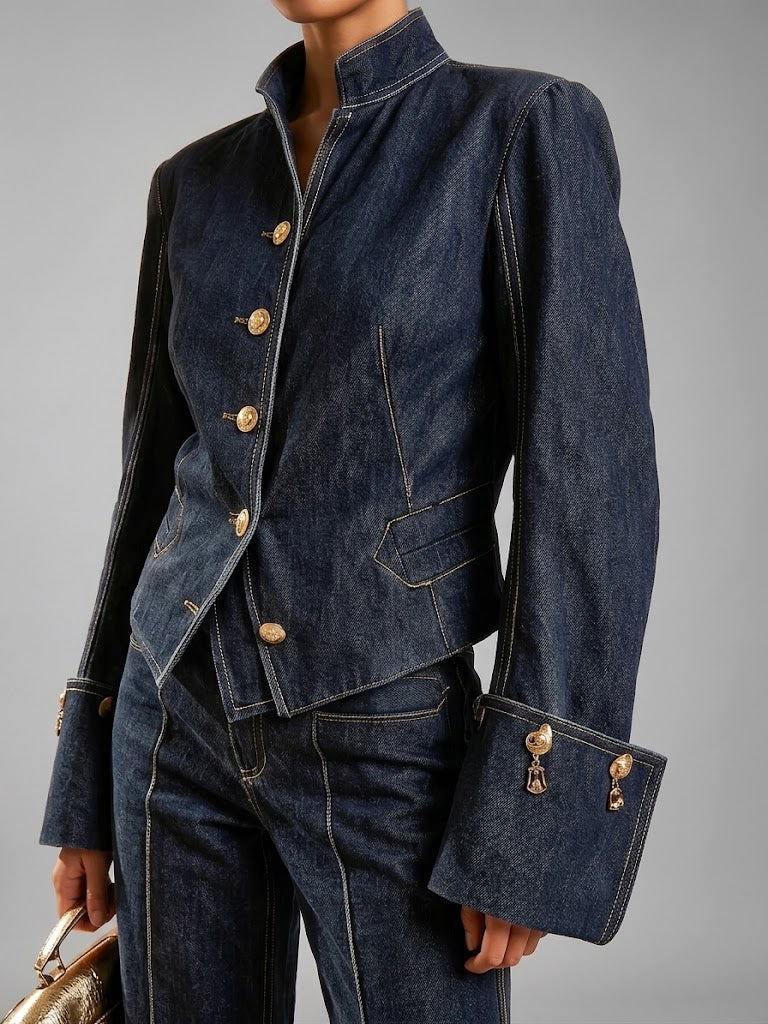 Stylish Casual Denim Jacket