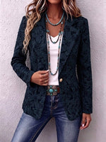 Vintage-style Lily Jacquard Slim-fit Blazer