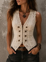 Bohemian Vintage Lace Camisole