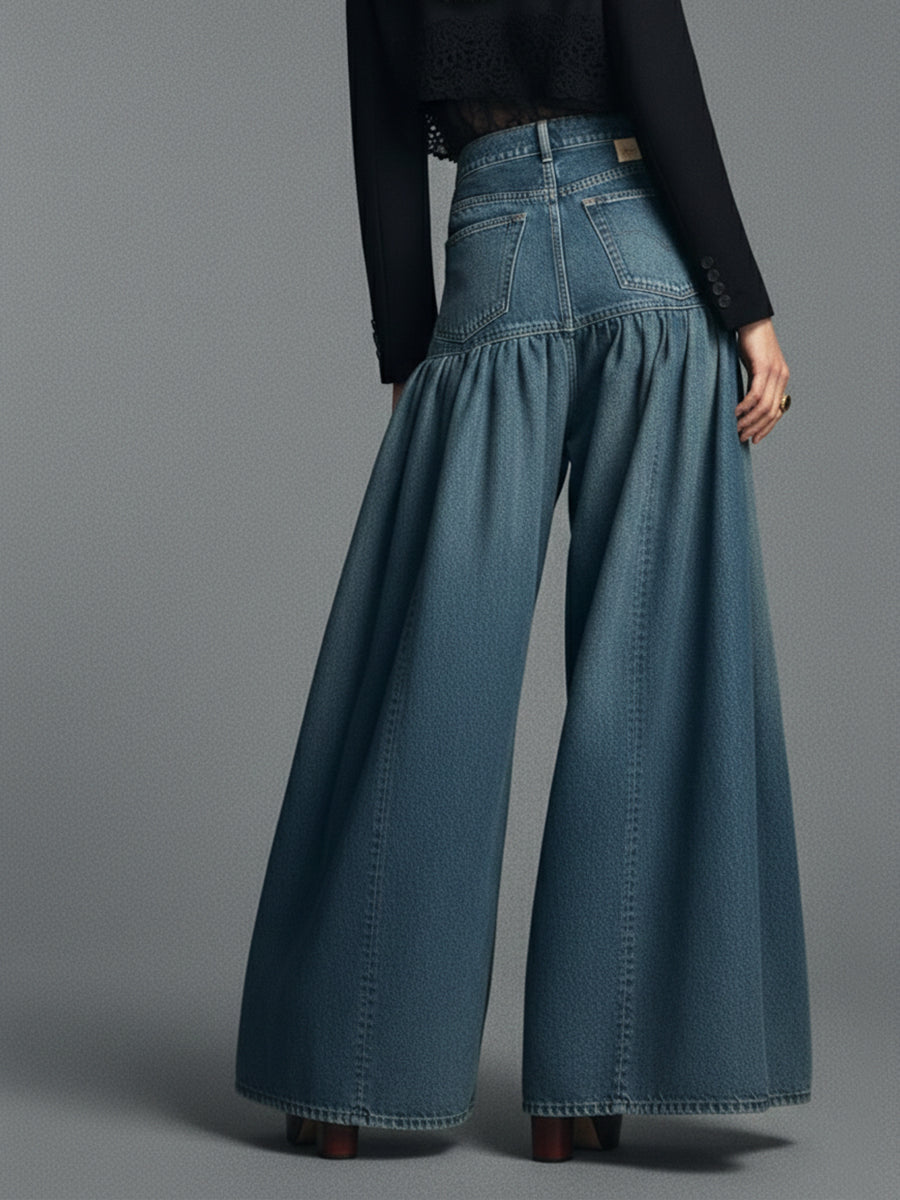 Casual Wide-leg Jeans