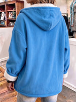 Cozy Sherpa-Lined Corduroy Hooded Jacket