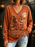 Cozy Halloween Long Sleeve Top