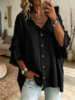 Chic Velvet Drop-Shoulder Sweatshirt