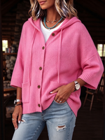 Cozy Chic Hooded Knit Cardigan