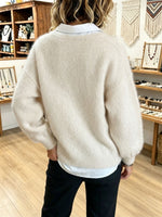 Chic Cozy Oversized V-neck Sweater