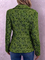 Vintage-style Lily Jacquard Slim-fit Blazer