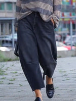 Vintage-style Black Washed Jeans