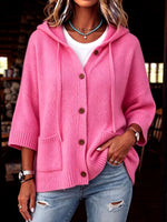 Cozy Chic Hooded Knit Cardigan
